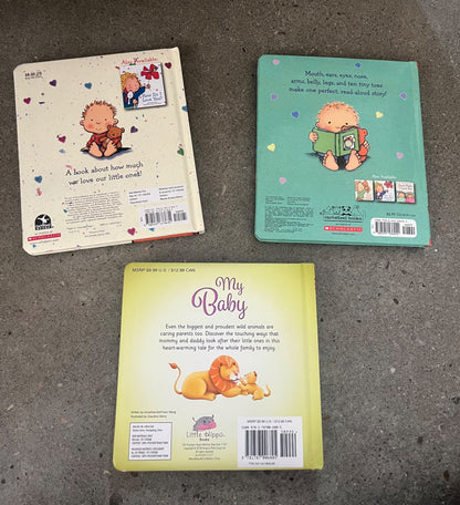 Three Infant / Toddler Board BookS - retail $34