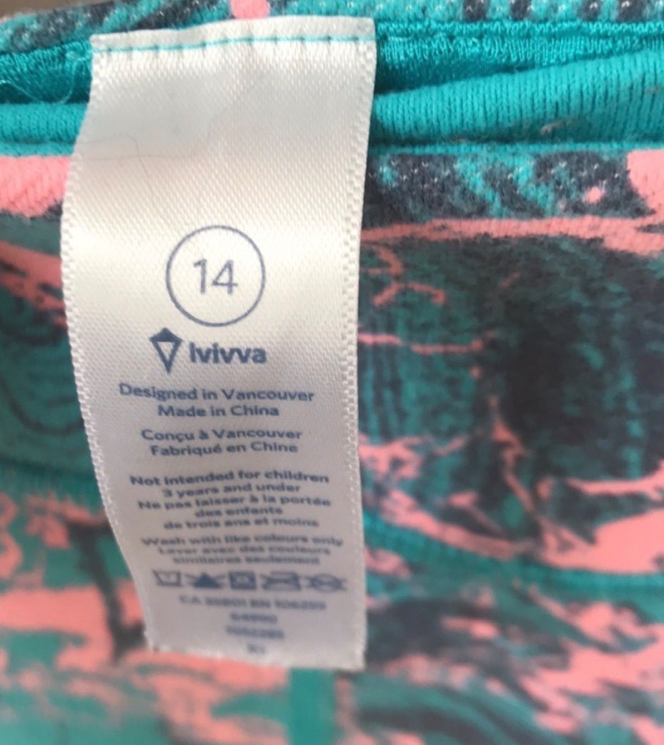 Ivivva Rhythmic Tight , Kids 14