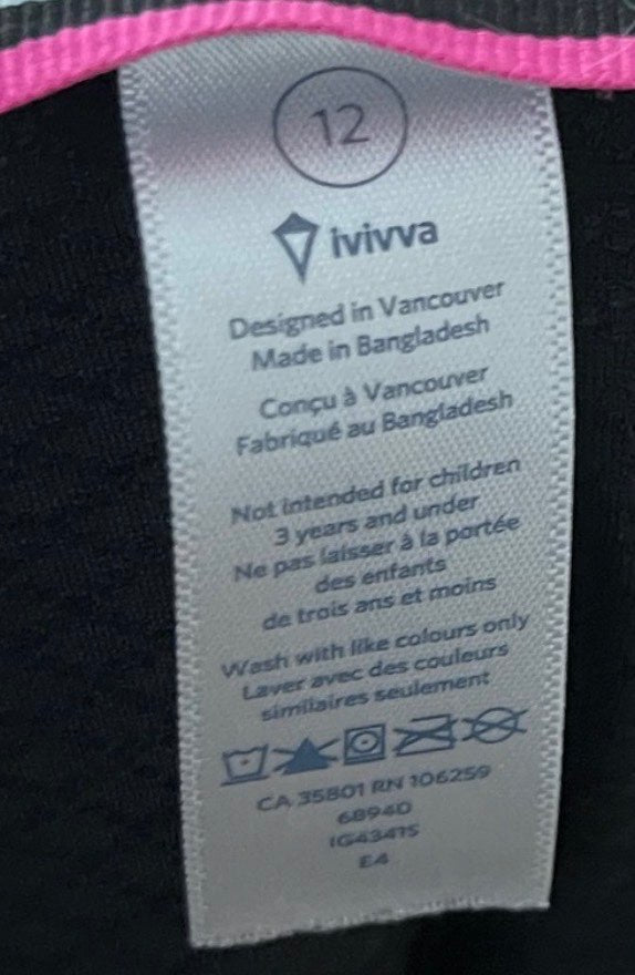 Ivivva  Seeker Stripe Speed Ahead Jacket , Kids 12