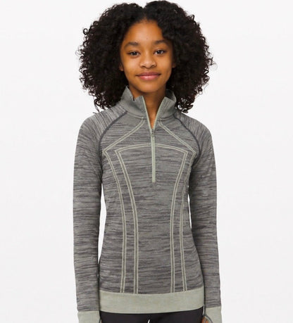 Ivivva The Fastest 1/2 Zip Long Sleeve Tech Pullover, Kids 14