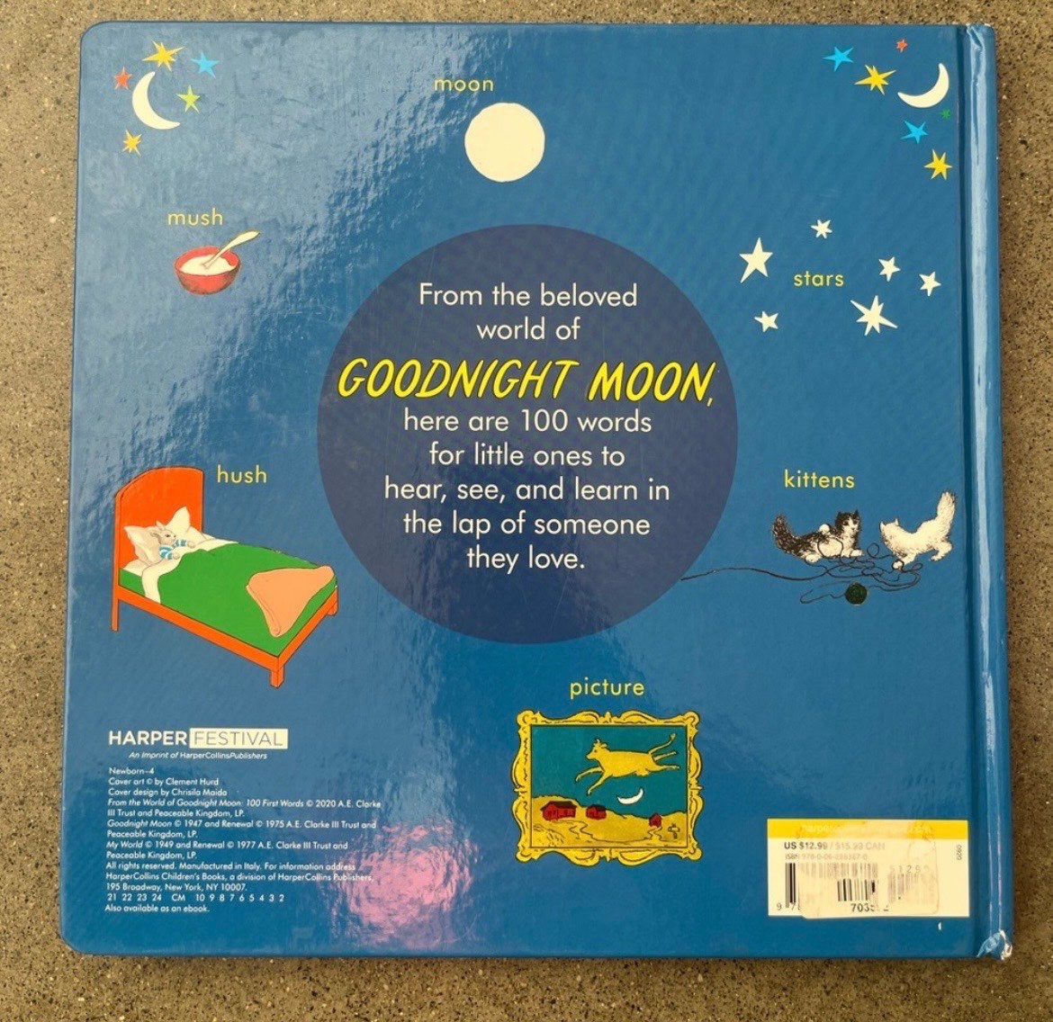 100 First Words (Goodnight Moon) - Hardcover