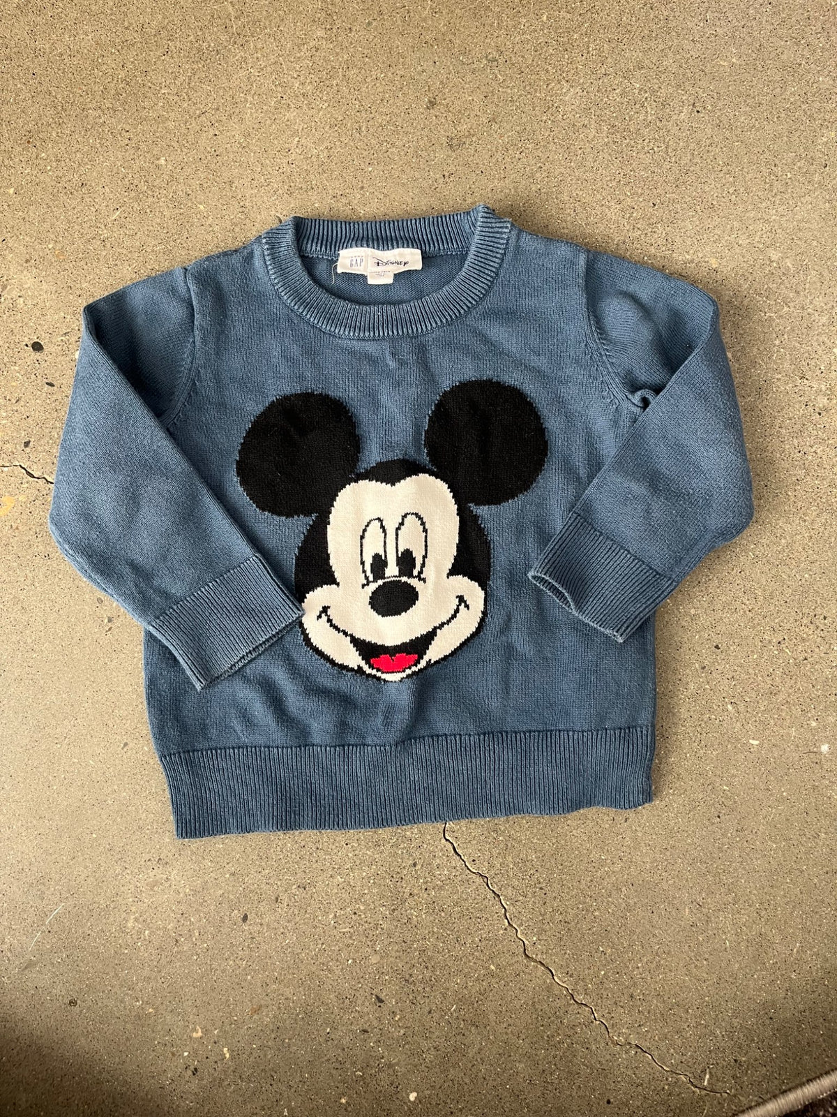 babyGap × Disney Mickey Mouse Knit Intarsia Sweater, Kids 2T