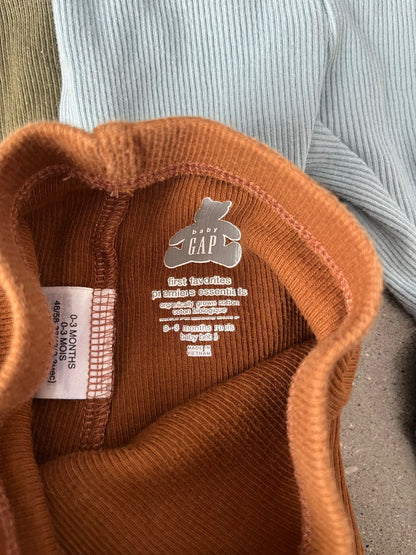 Baby Gap First Favorites TinyRib Pull-On Pants (Retail $69), Kids 3 Month (0-3M)