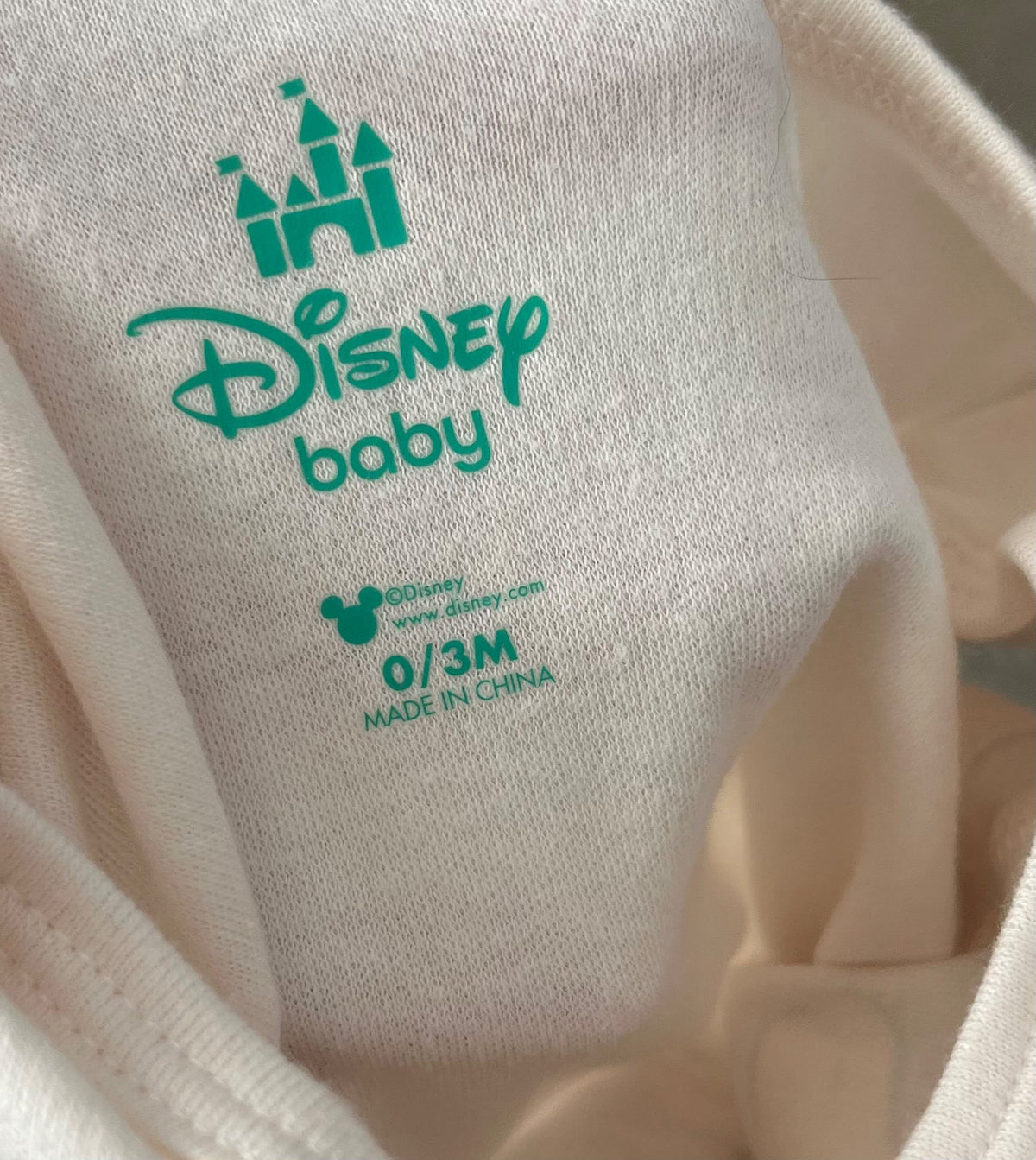 NWT Disney Baby Minnie Mouse Short Sleeve Bodysuit , Kids 3 Month (0-3M)