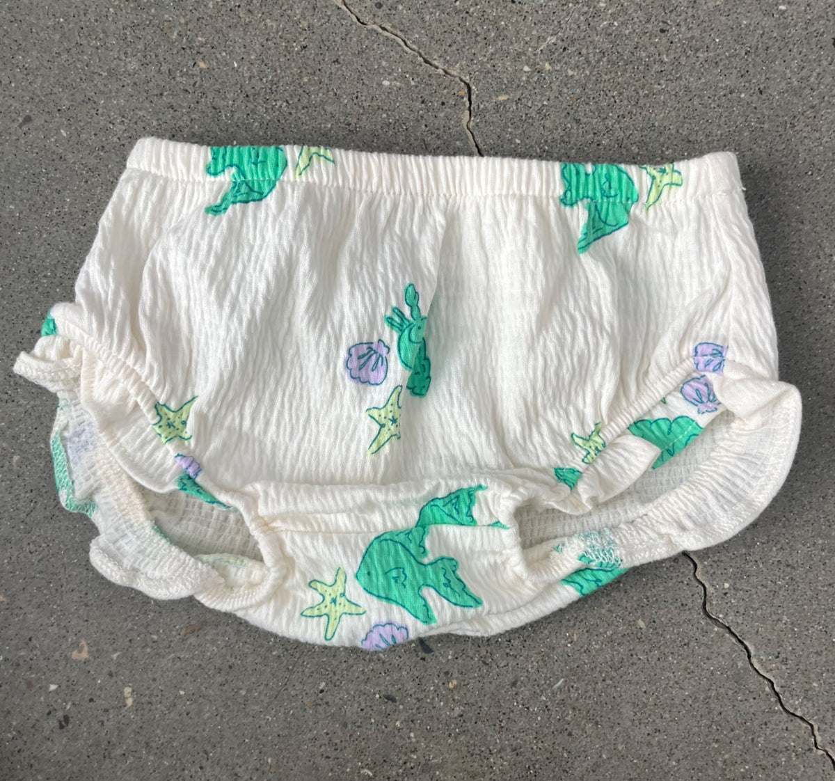 NWT Baby Girl 2-Piece Fish Top & Short Set (Retail $28), Kids 3 Month (0-3M)