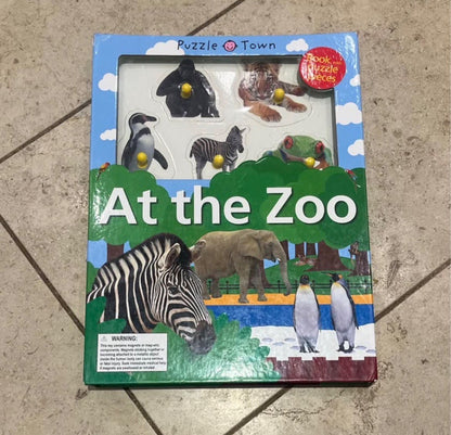 Puzzle Town At the Zoo Puzzle Book