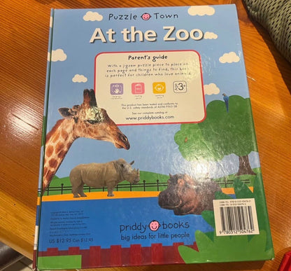 Puzzle Town At the Zoo Puzzle Book
