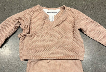 H&M Adorables Knit Set (Retail $55), Kids 3 Month (0-3M)
