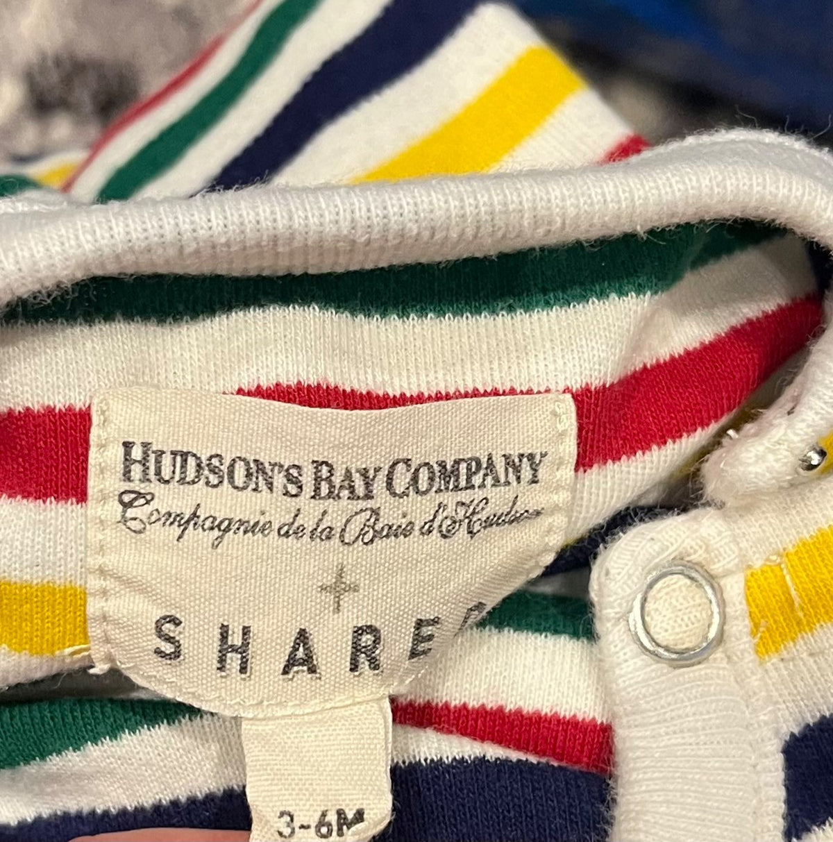 Hudson Bay + Shared Collaboration Romper, Kids 6 Month (3-6M)