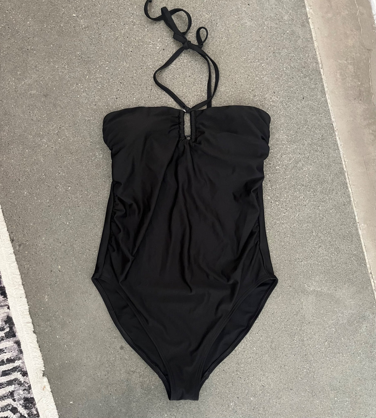 Old Navy Maternity Halter One-Piece  Swimsuit (Retail $55), Maternity M (8-10)