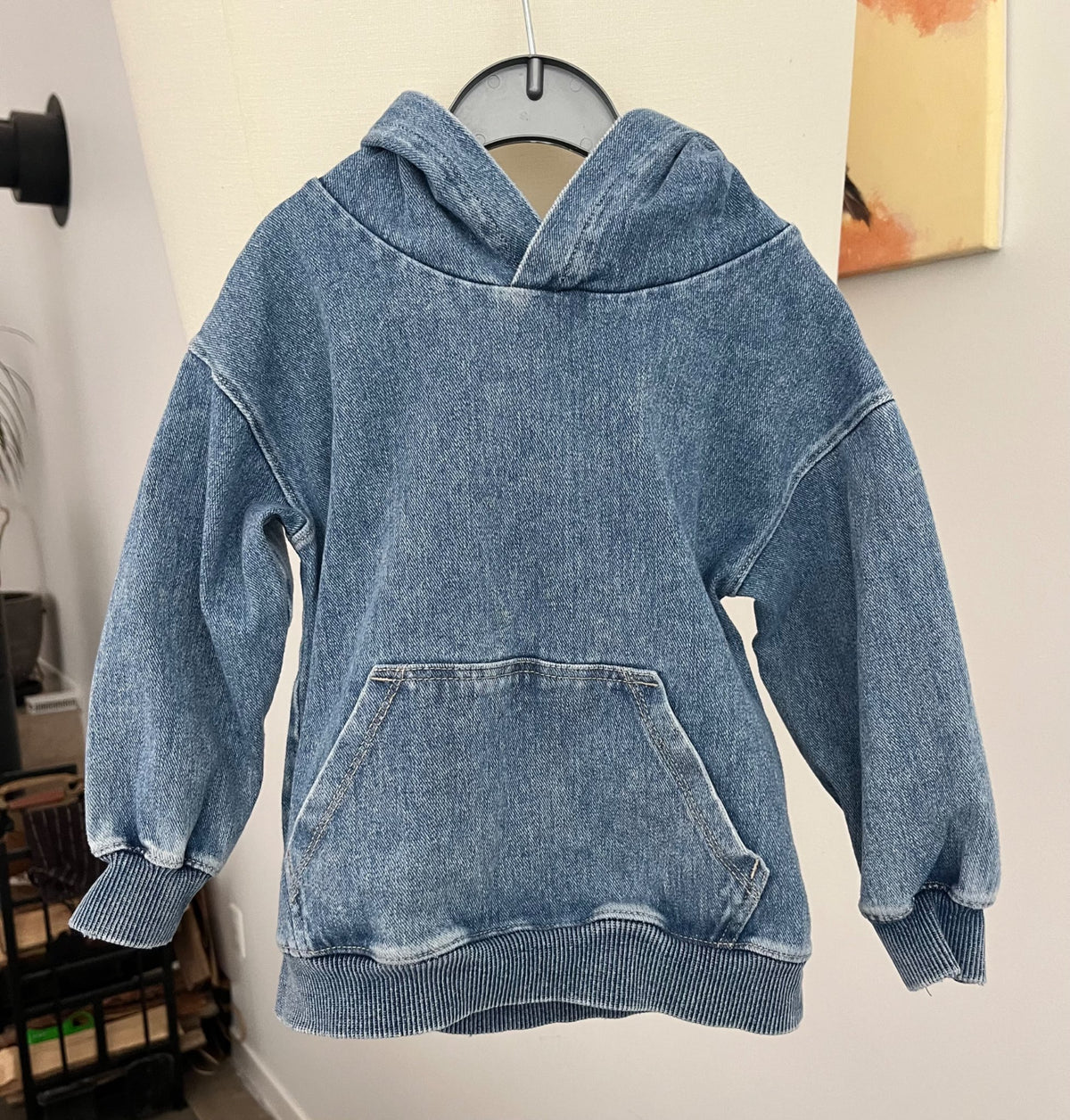H&M Washed Look Hoodie (Size 1.5-2 Yrs), Kids 2T