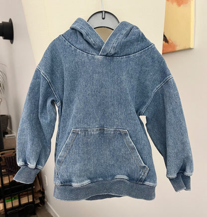 H&M Washed Look Hoodie (Size 1.5-2 Yrs), Kids 2T