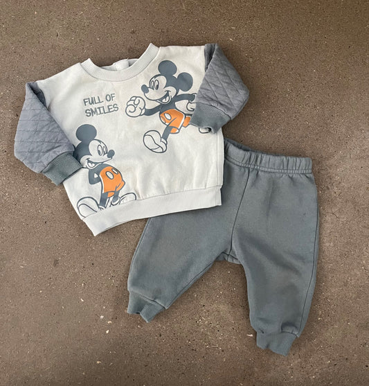 Disney Baby Micky Mouse Two-Piece Sweatsuit , Kids 6 Month (3-6M)