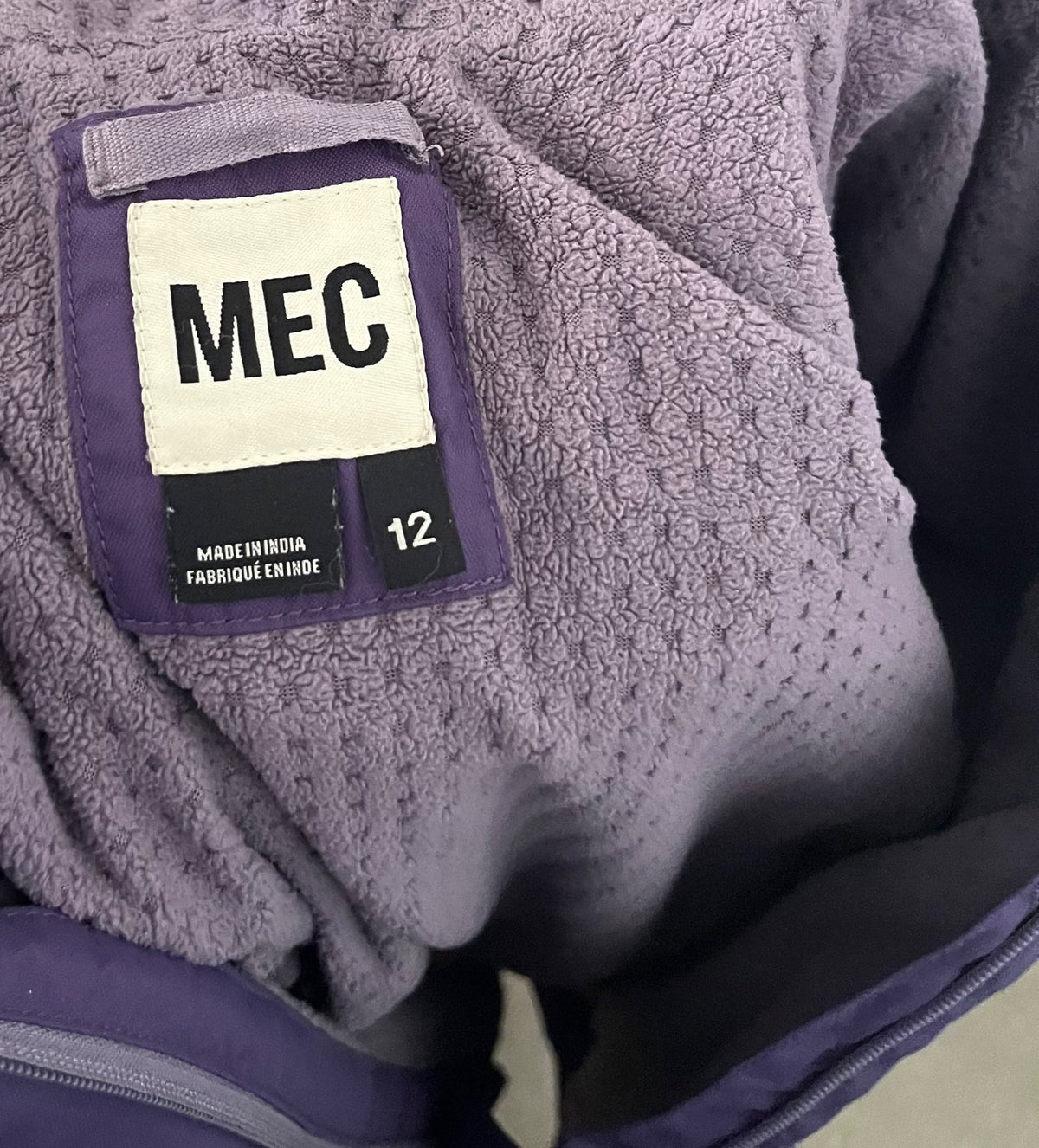MEC Youth Fleece Lined Jacket , Kids 12
