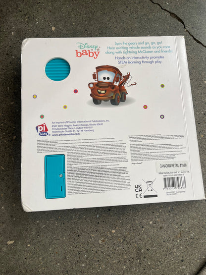 Cars on the Go! (Disney Baby: A STEM Gear Book)