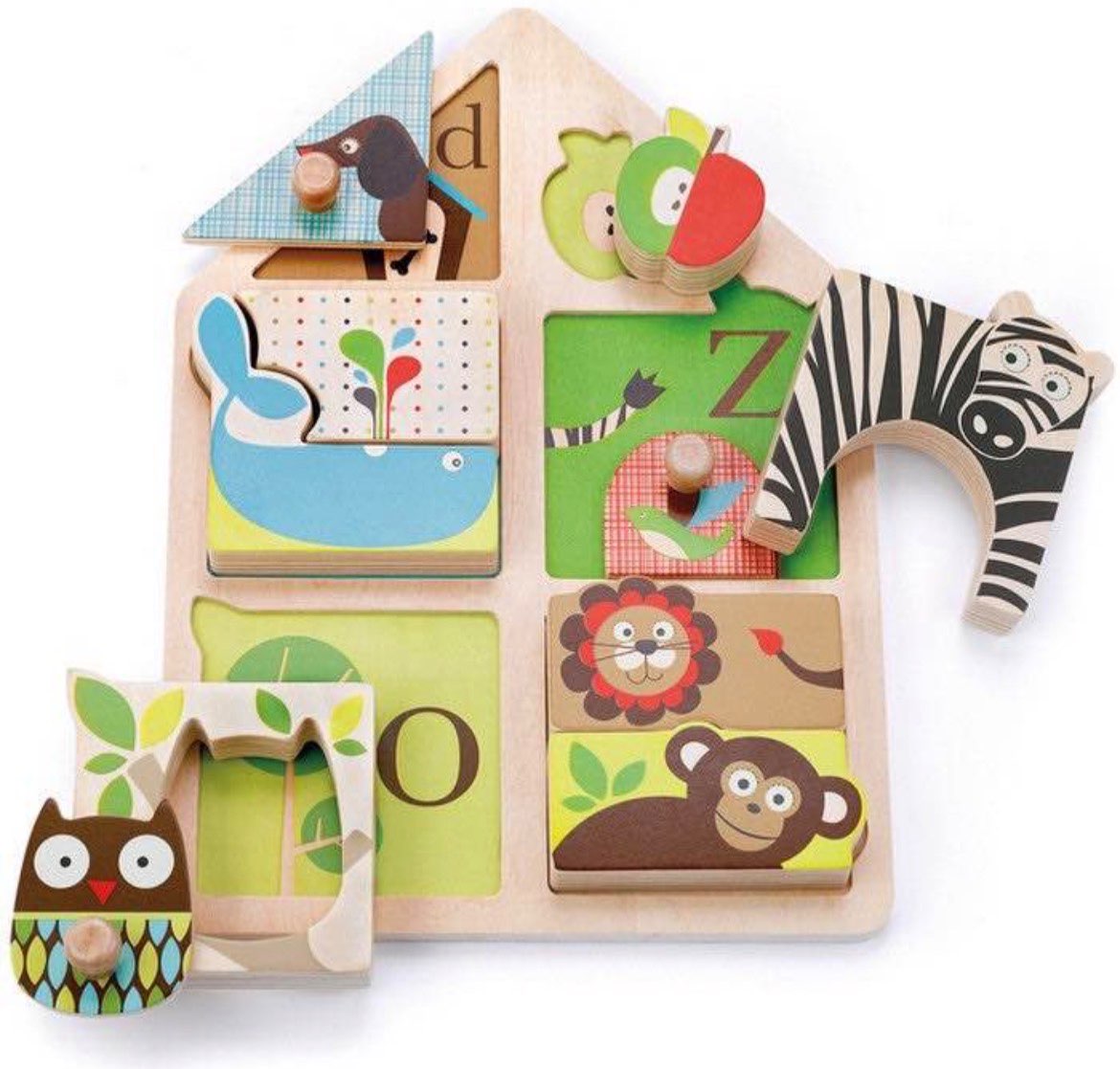 Skip Hop Alphabet Zoo Match & Play Puzzle (Retail $35)