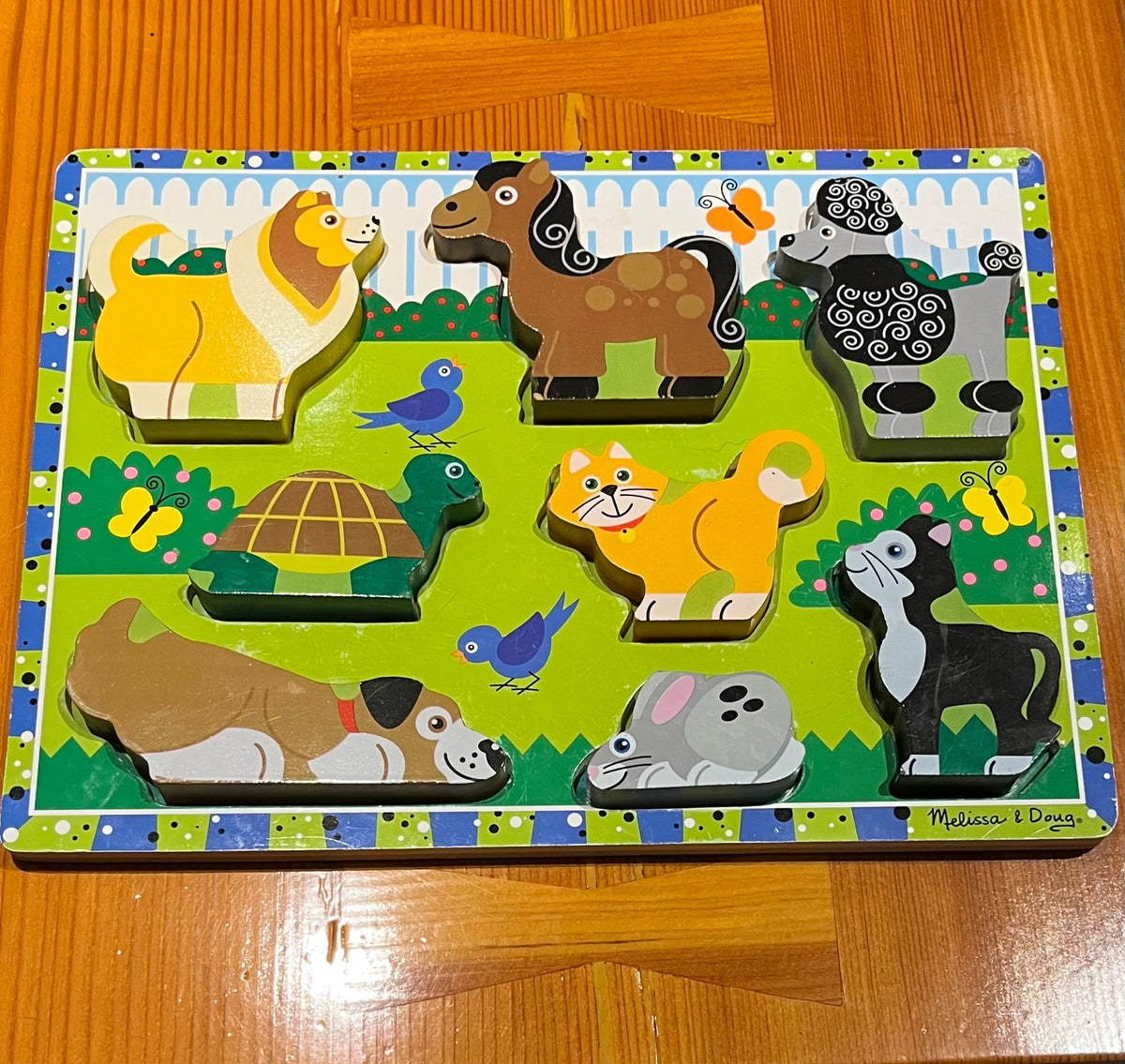 Melissa & Doug Wood Animal Puzzle