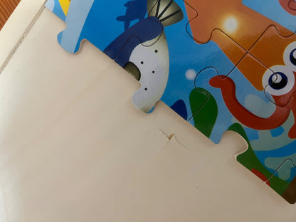 24-Piece Wooden Sea Life Puzzle