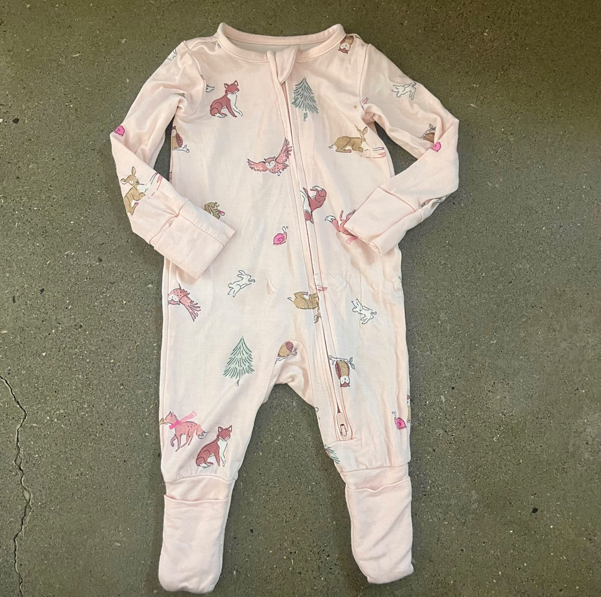 Woodland PurelySoft 2-Way Zip Sleeper, Kids 3 Month (0-3M)