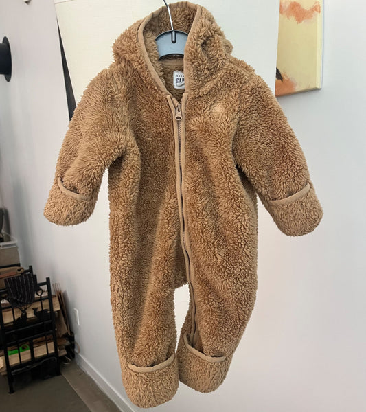 Baby Gap Teddy Sherpa One-Piece (Retail $65), Kids 3 Month (0-3M)