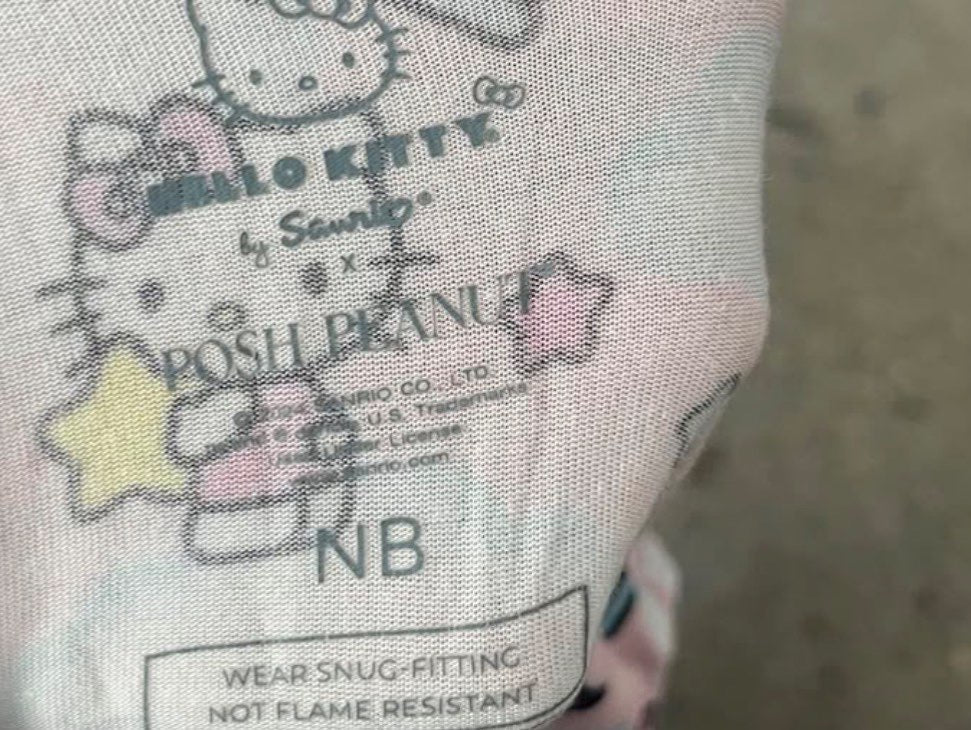 Posh Peanut x Hello Kitty Onesie / Sleeper (Retail $66), Kids Newborn