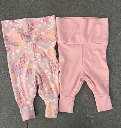 Rise Little Earthling Organic Cotton Pants, Kids 6 Month (3-6M)