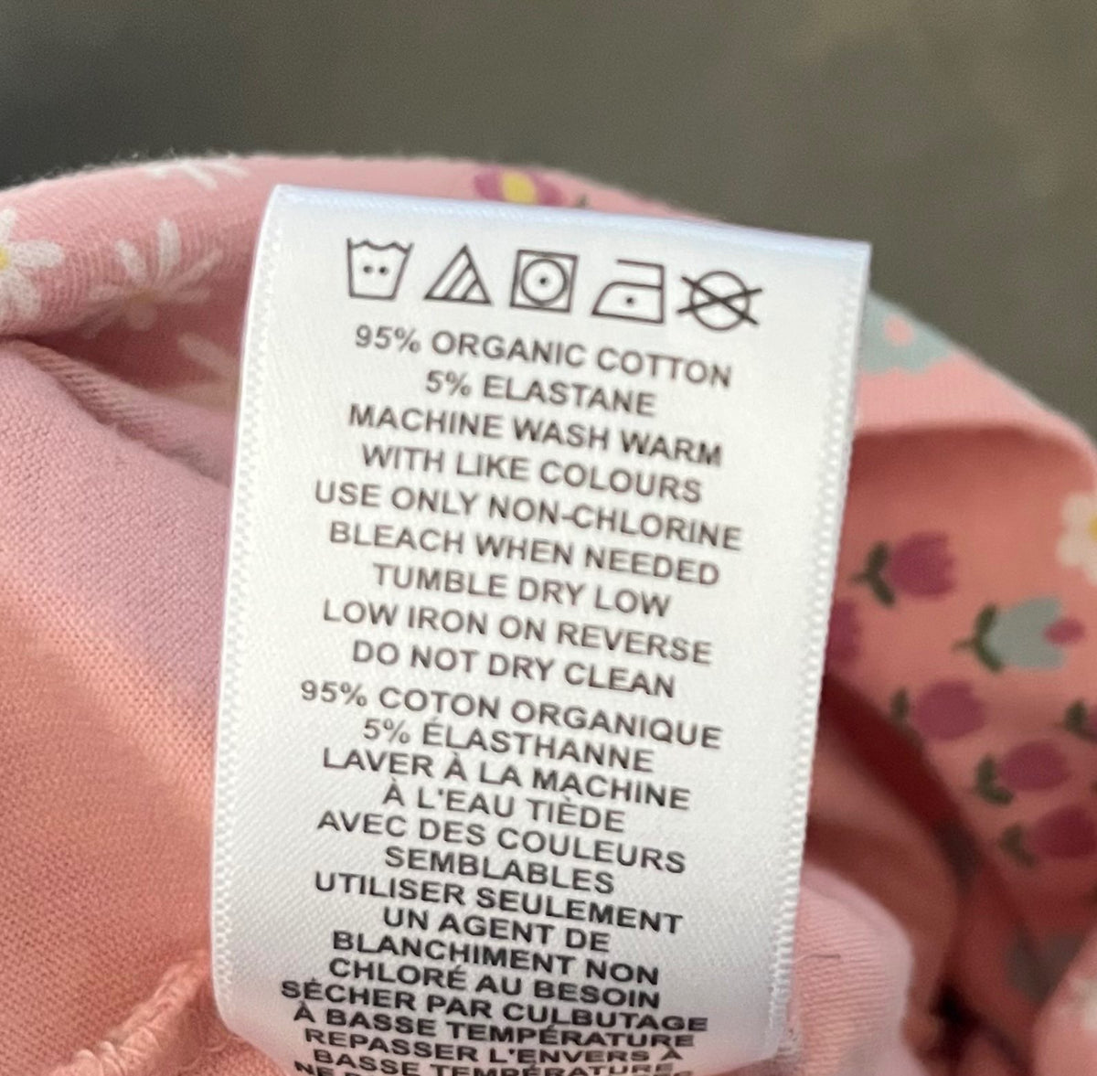 Rise Little Earthling Organic Cotton Pants, Kids 6 Month (3-6M)