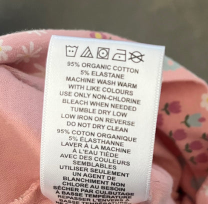 Rise Little Earthling Organic Cotton Pants, Kids 6 Month (3-6M)
