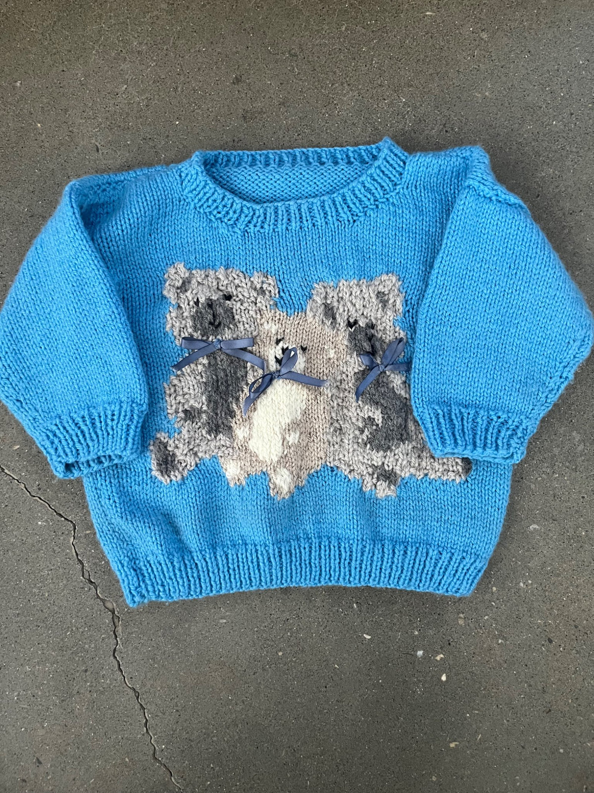 Knit Bear Sweater , Kids 18 Month (12-18M)