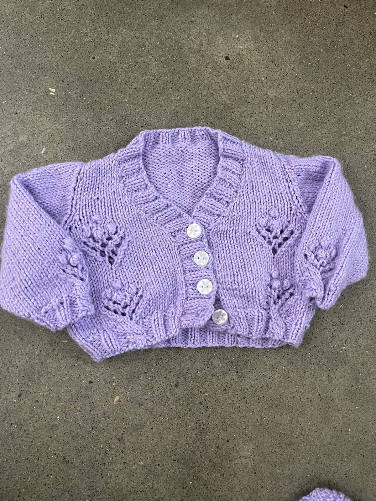 Baby 3-Piece Hand Knit Set , Kids 3 Month (0-3M)