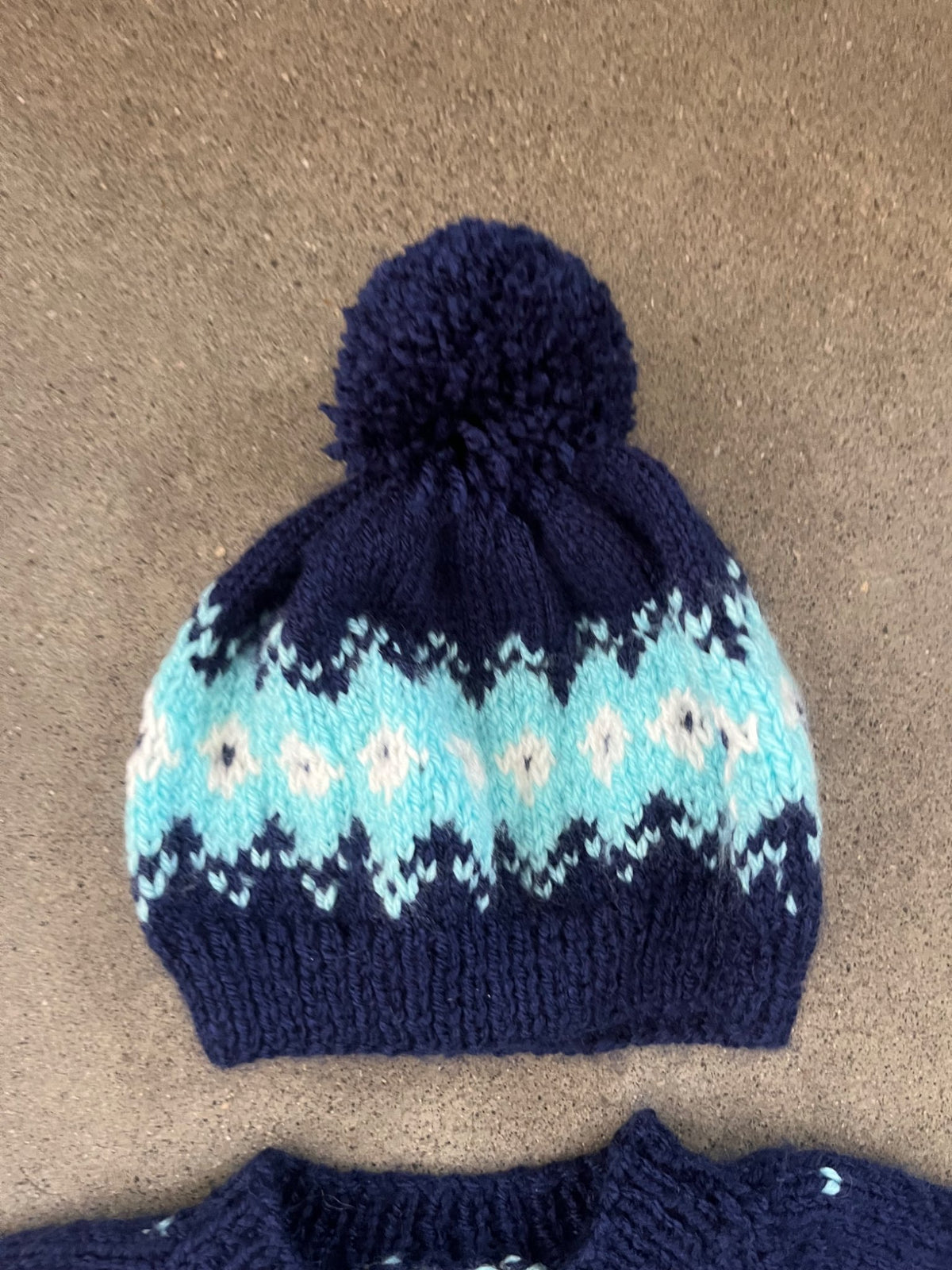 Baby Boy Knit Sweater & Hat , Kids 12 Month (9-12M)