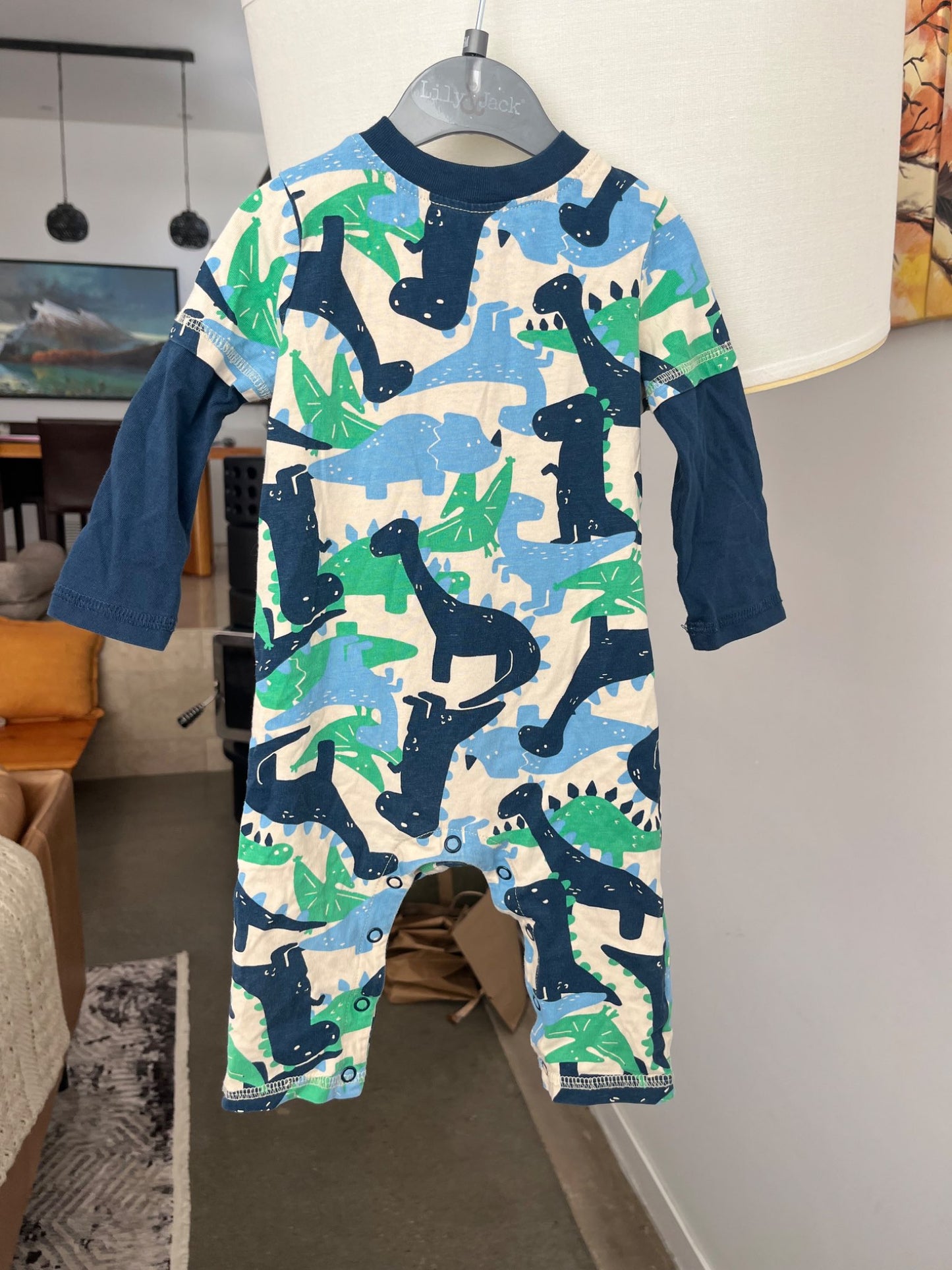 Dinosaur One-Piece Outfit (6-12 months), Kids 12 Month (9-12M)