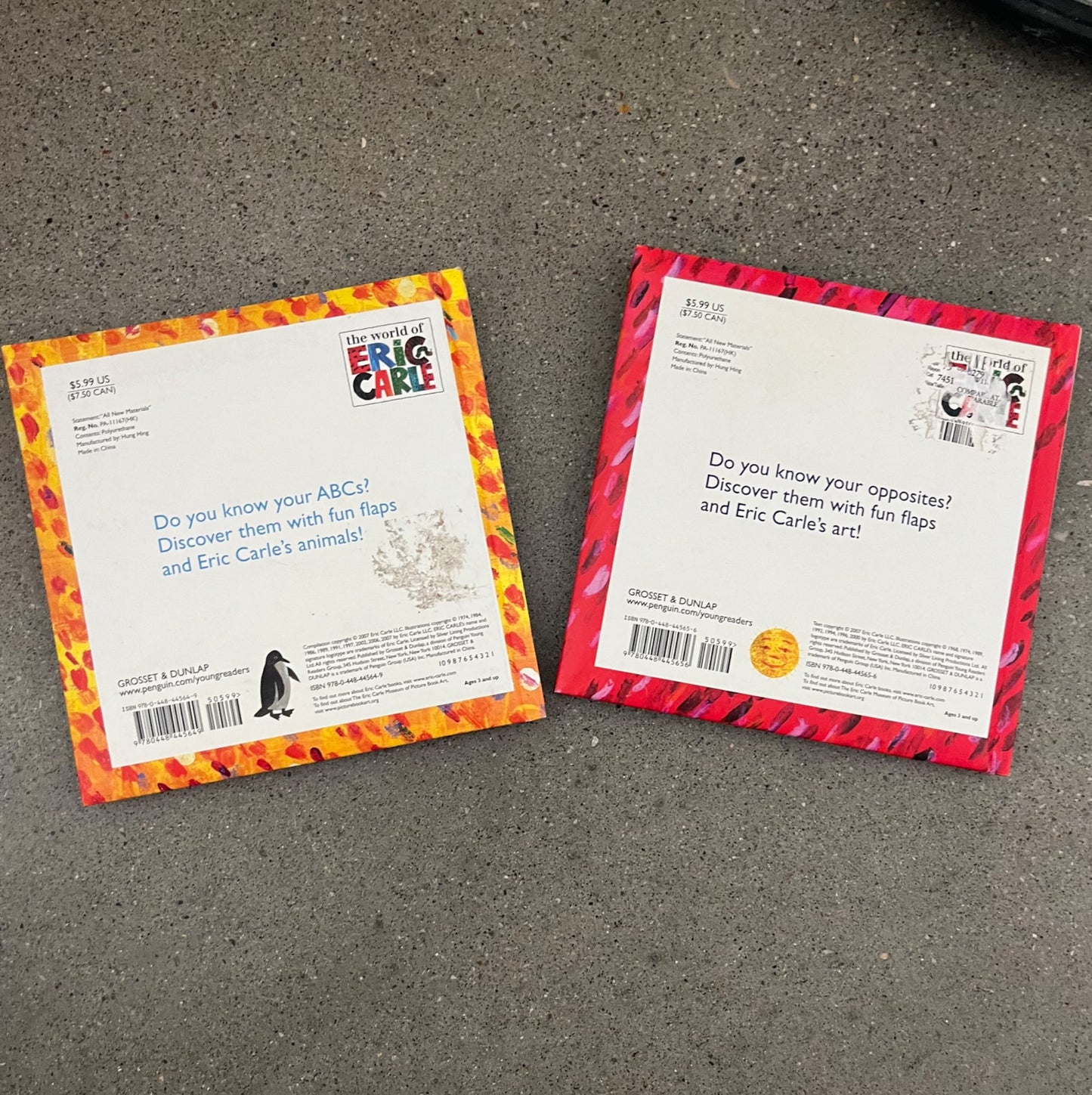 Eric Carle Early Learning Books