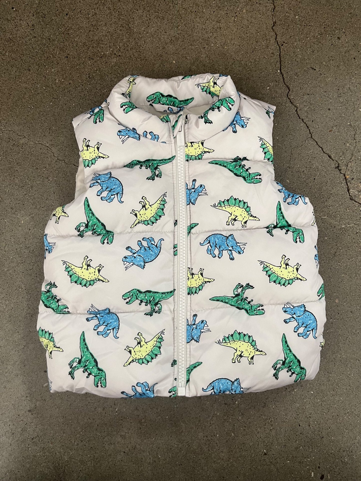 Dinosaur Puff Vest  , Kids 18 Month (12-18M)