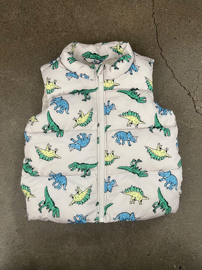 Dinosaur Puff Vest  , Kids 18 Month (12-18M)