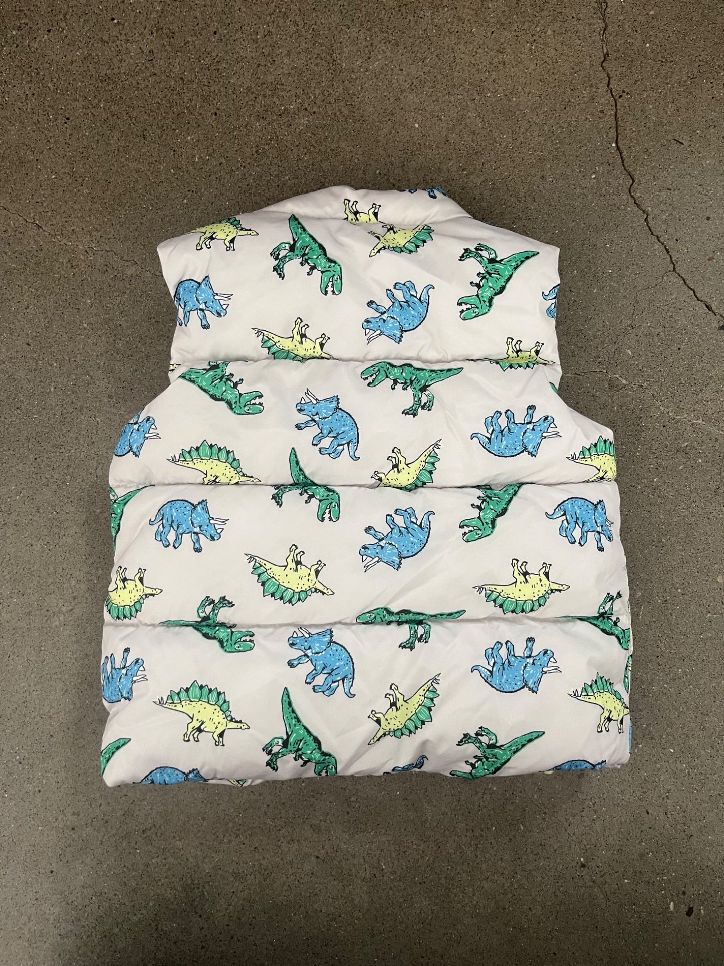 Dinosaur Puff Vest  , Kids 18 Month (12-18M)
