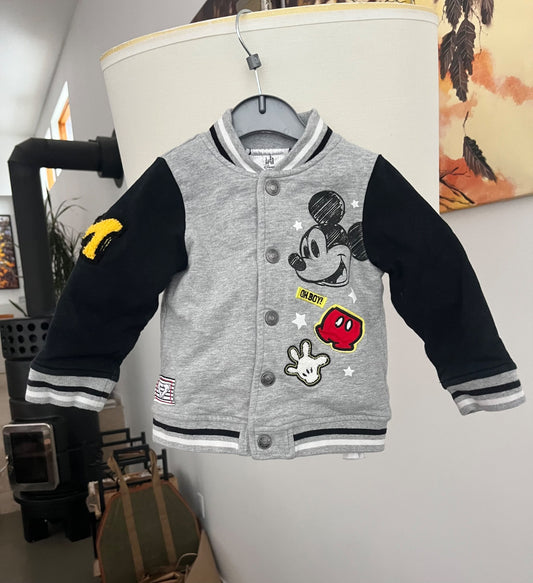 Disney Store Mickey Varsity Jacket , Kids 18 Month (12-18M)