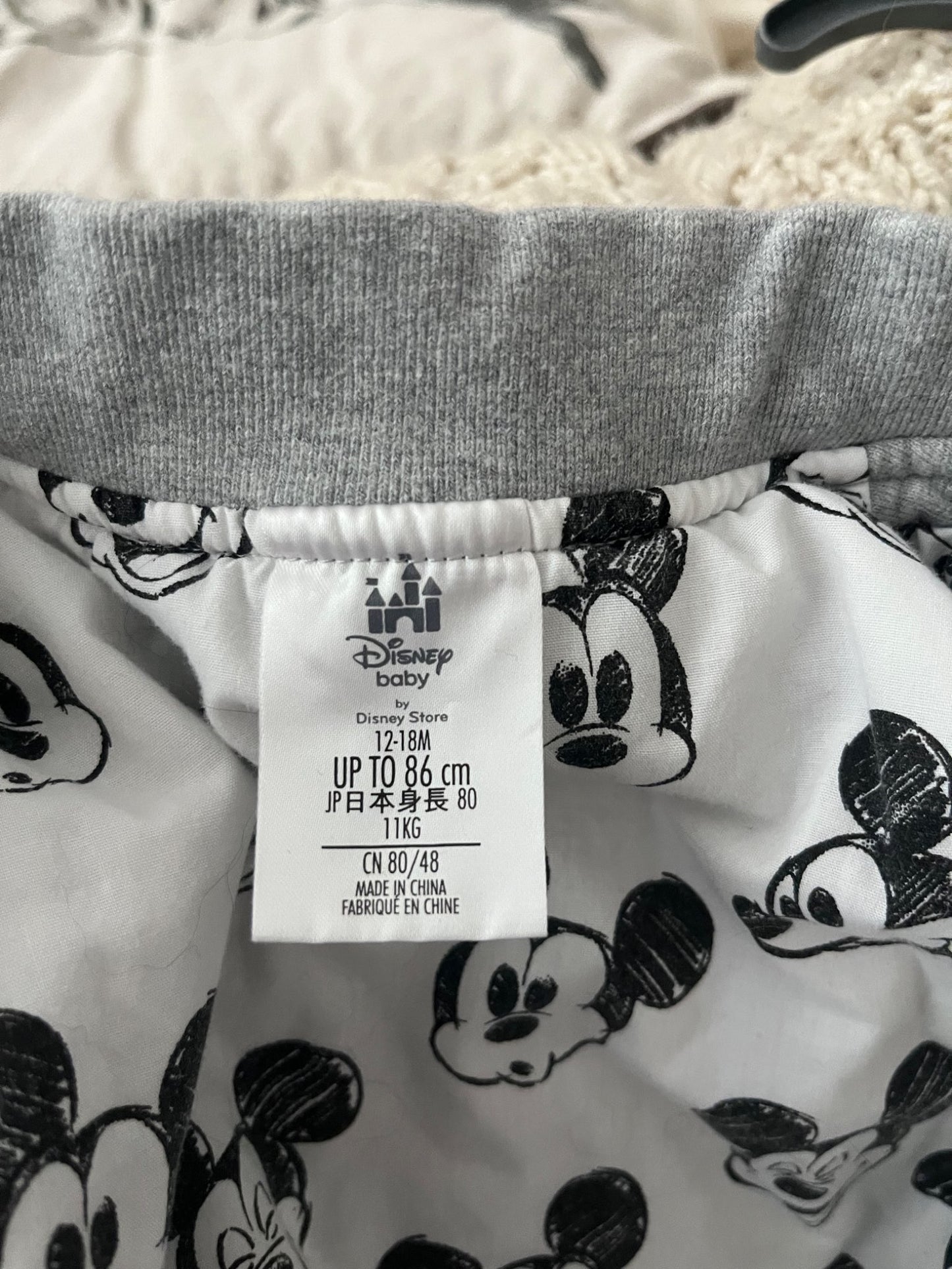 Disney Store Mickey Varsity Jacket , Kids 18 Month (12-18M)