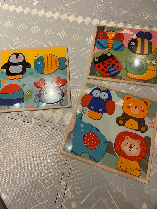 NWT Bundle of 3 baby puzzles