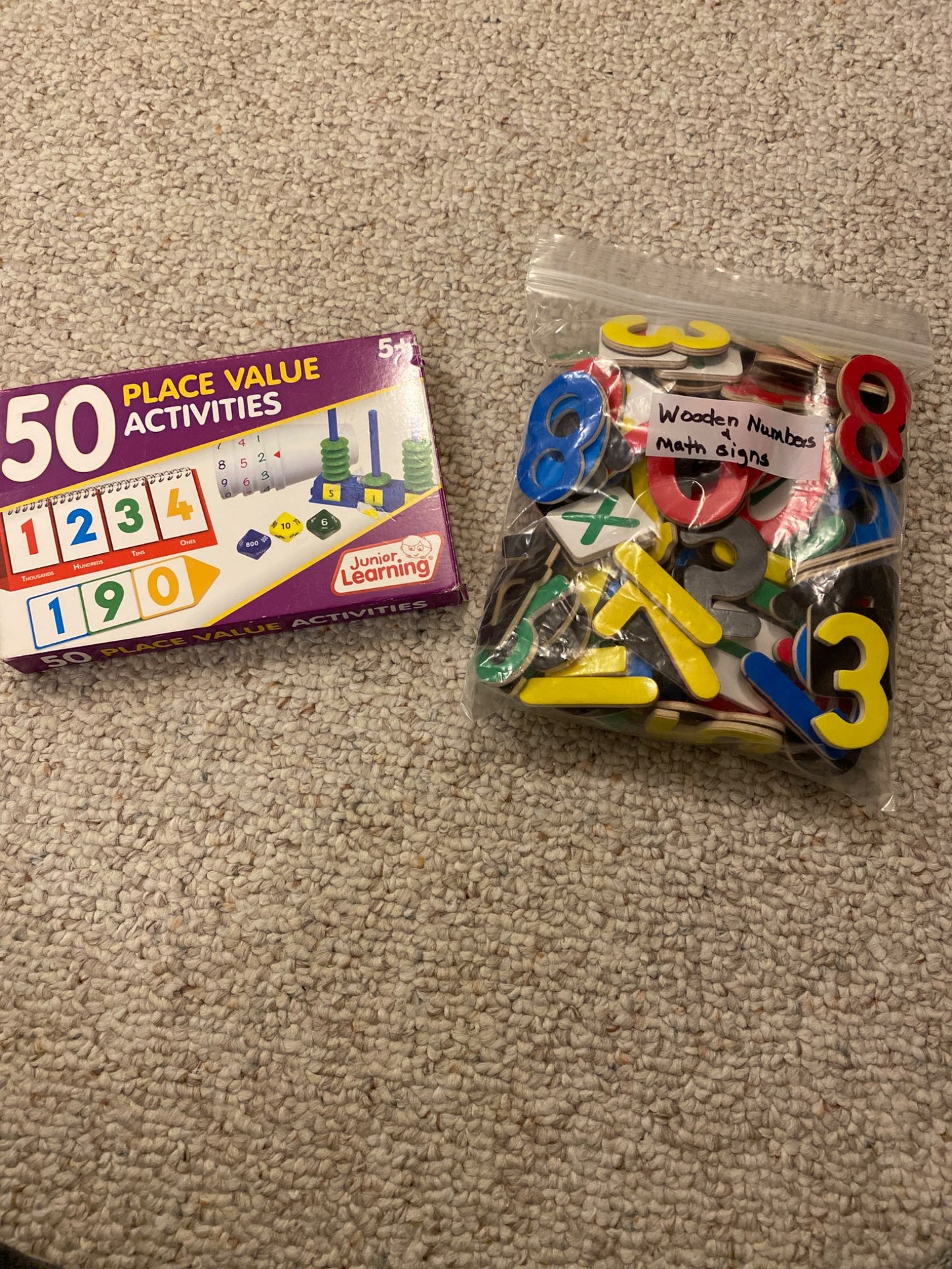 Magnetic Wooden Numbers & Math Learning