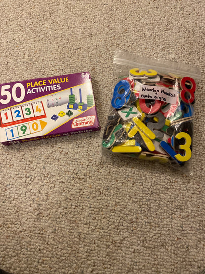 Magnetic Wooden Numbers & Math Learning