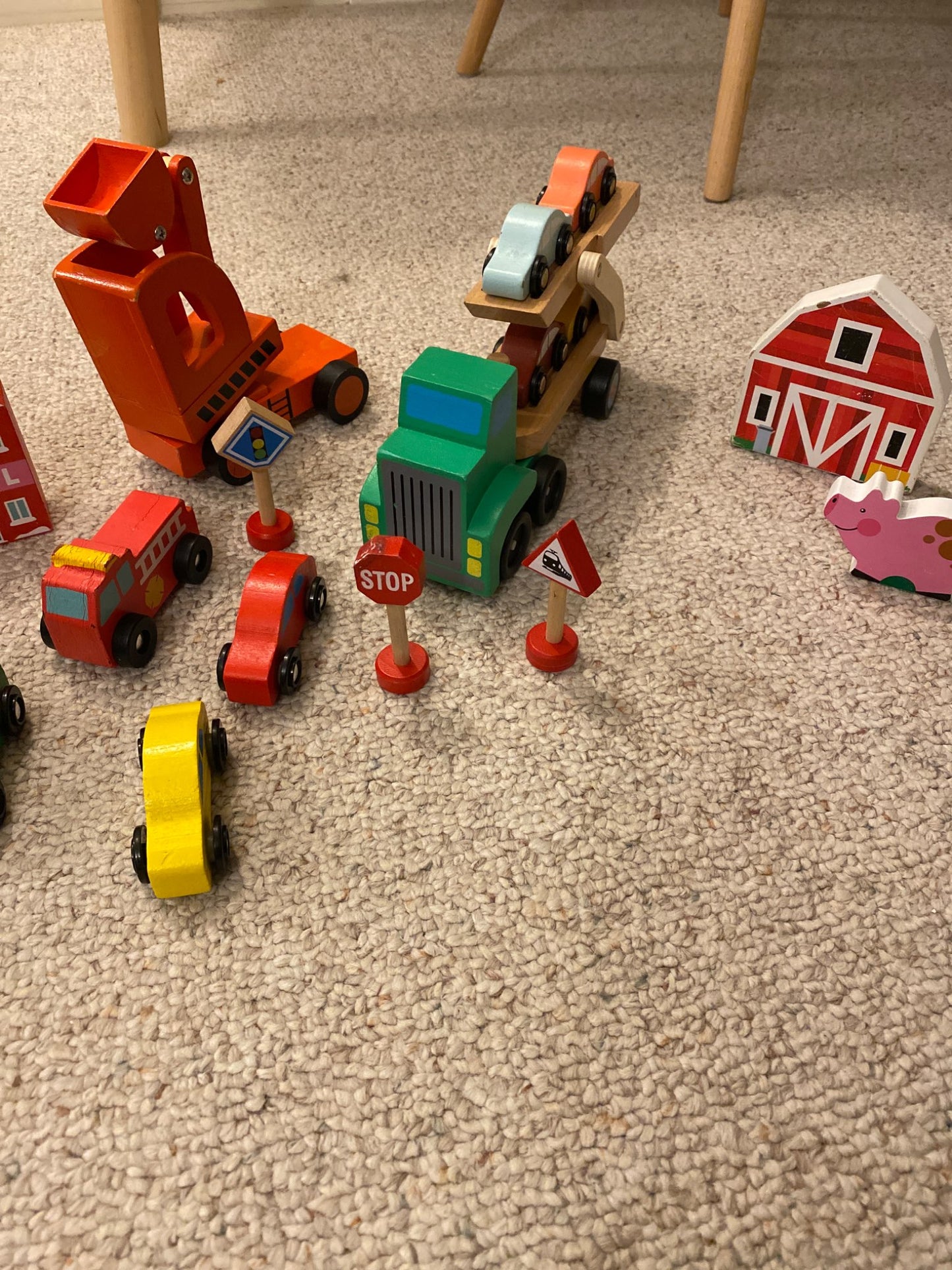 Wooden Town & Farm Toys