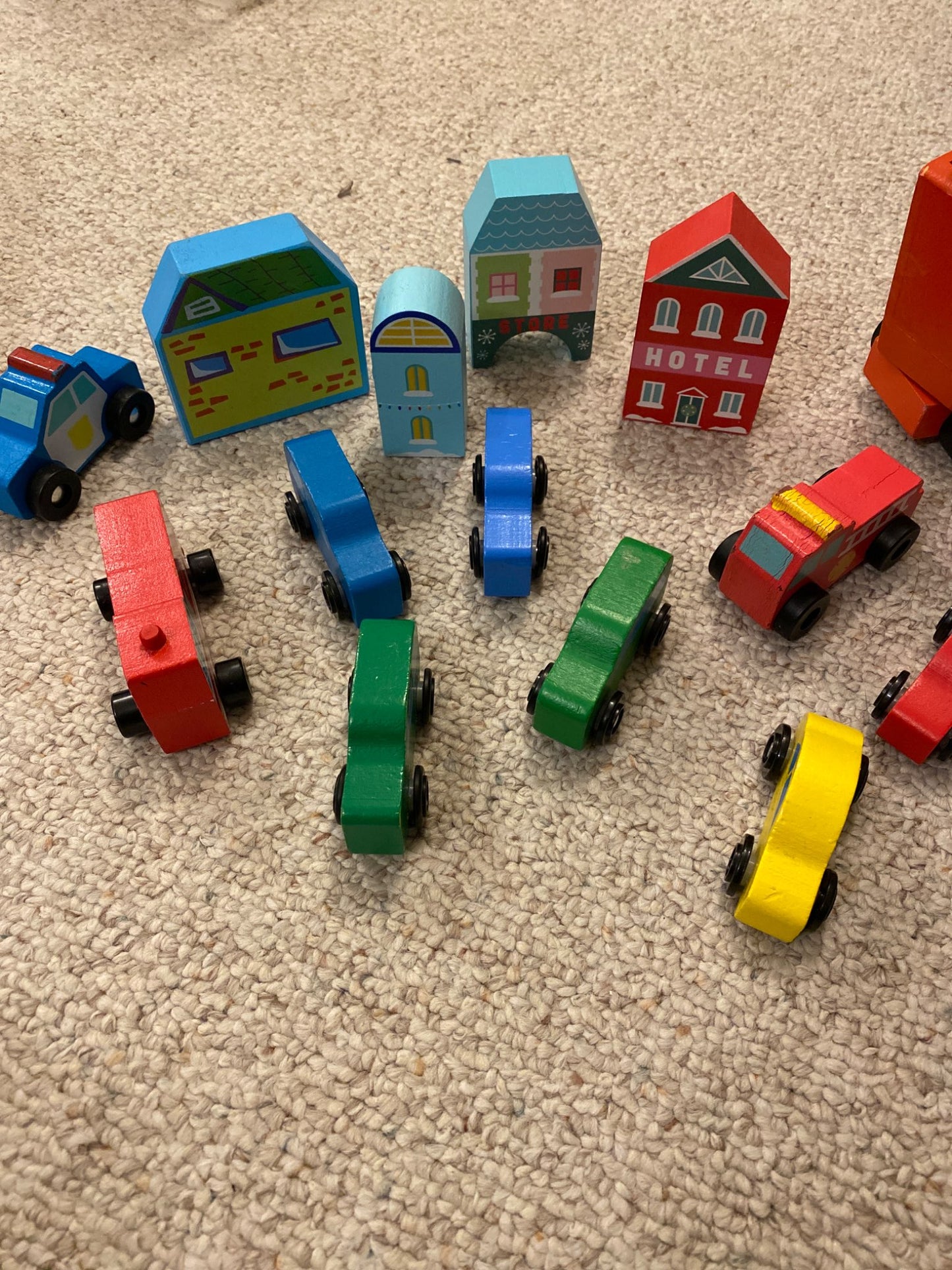 Wooden Town & Farm Toys