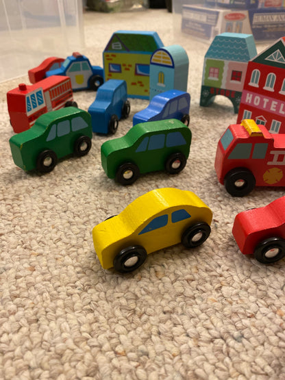 Wooden Town & Farm Toys
