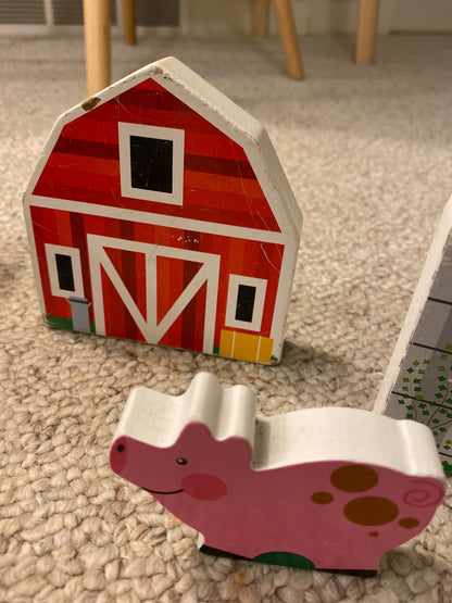 Wooden Town & Farm Toys