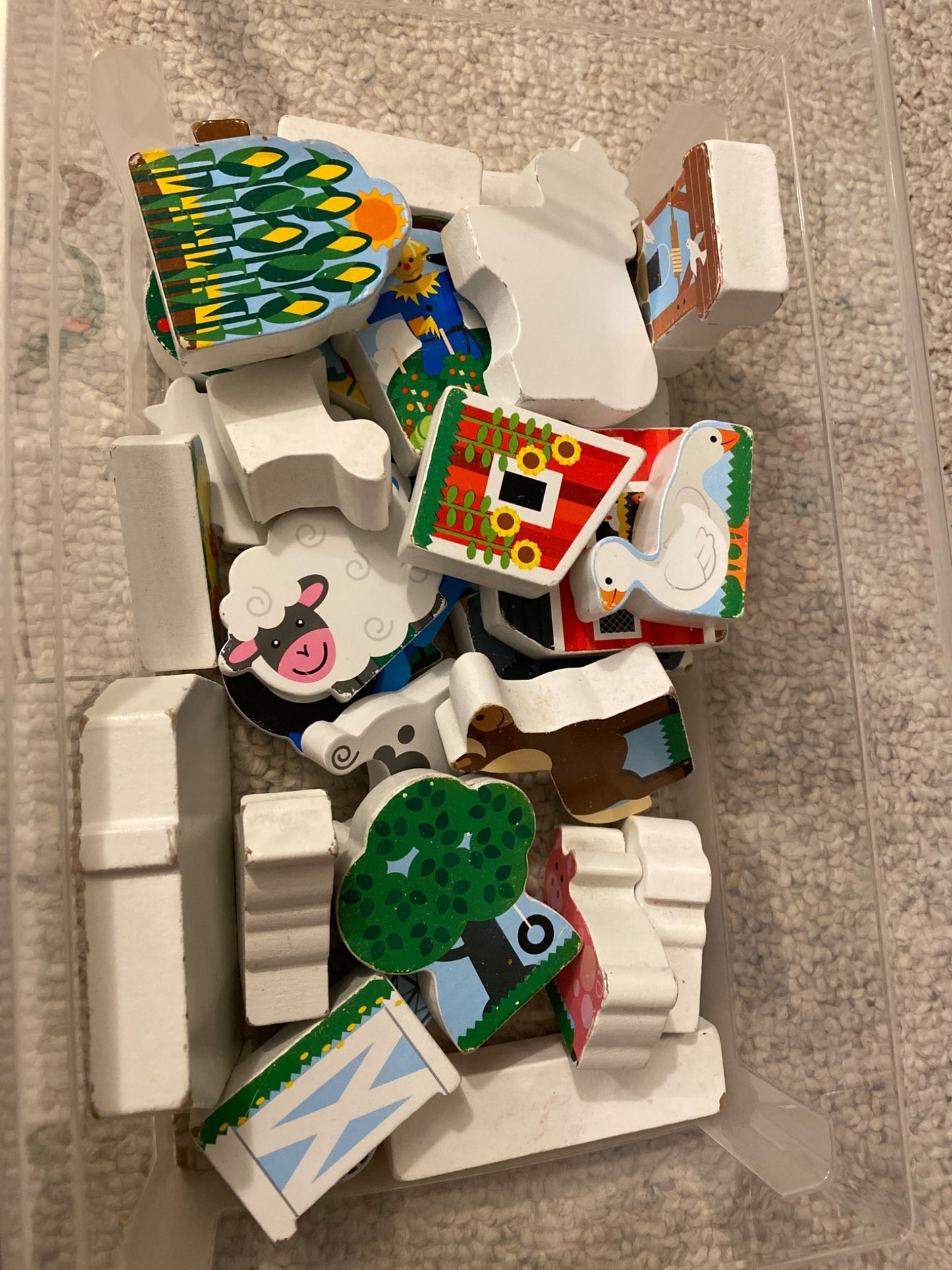 Wooden Town & Farm Toys