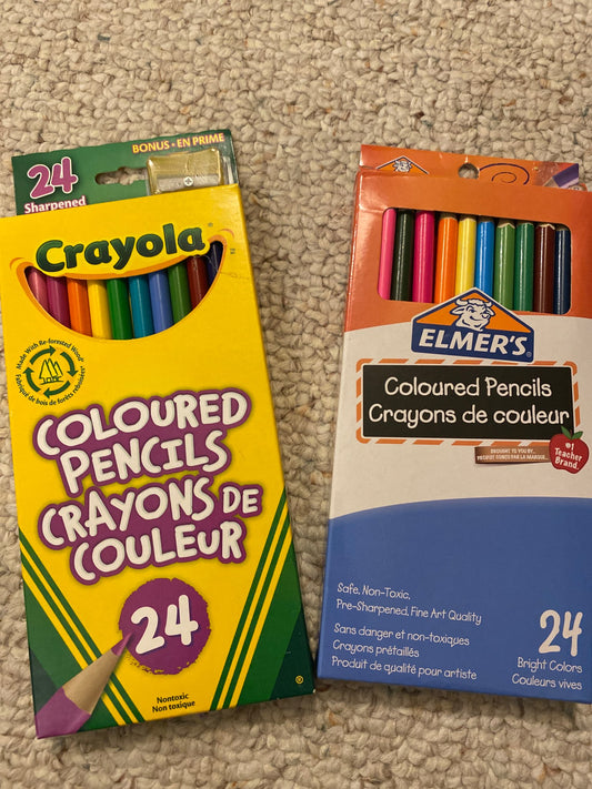 2x Pencil Crayons