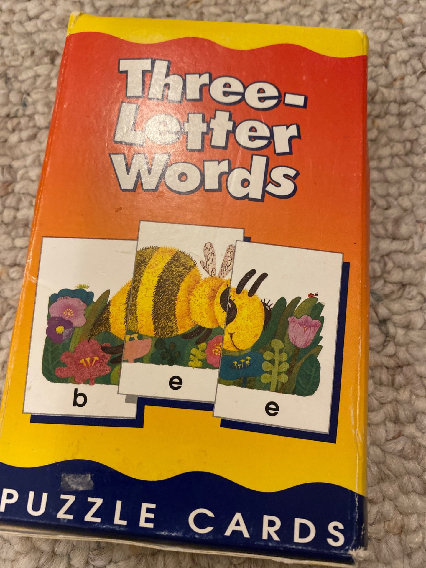 “3 Letter Word Puzzle Cards” x2