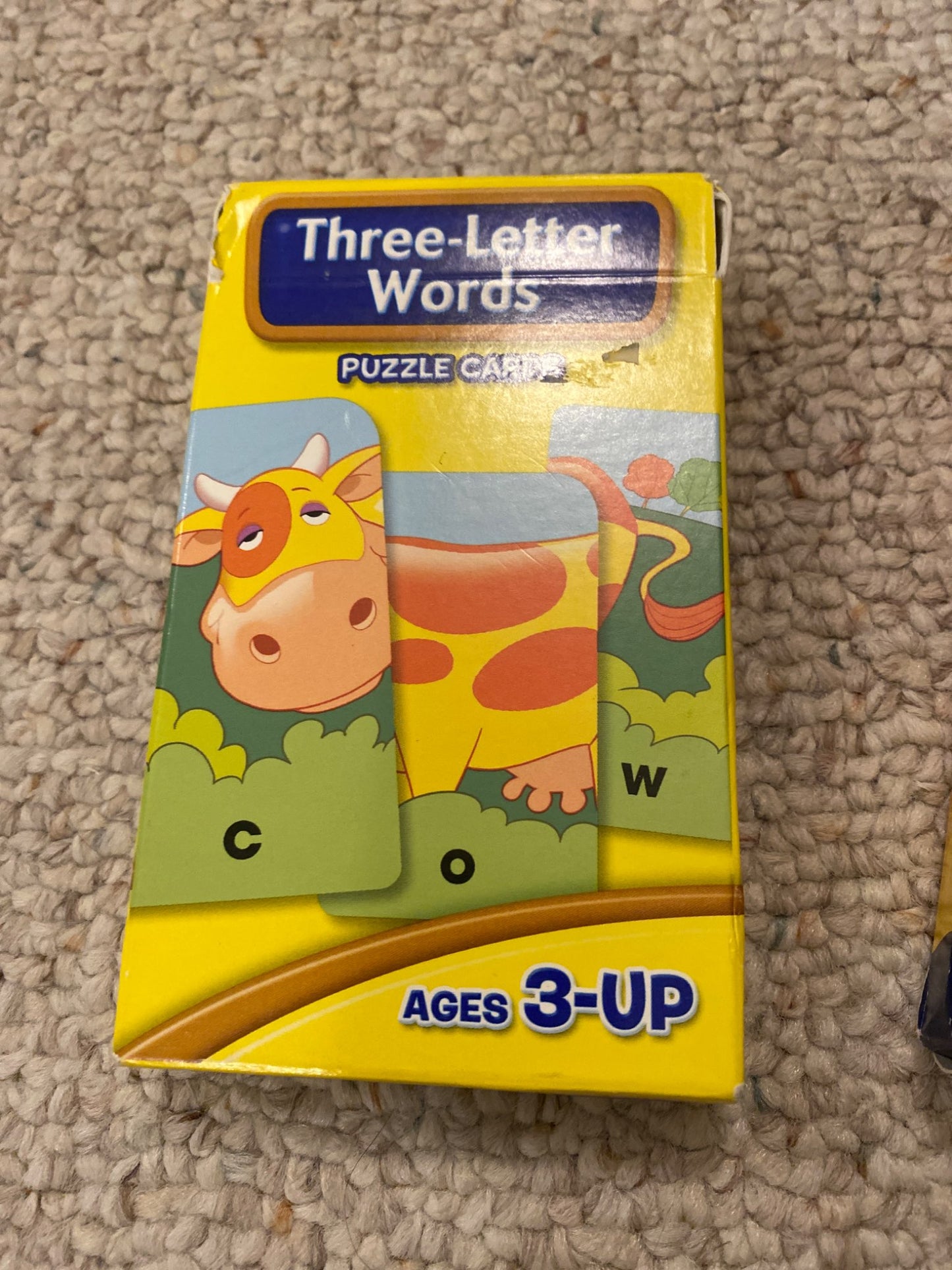 “3 Letter Word Puzzle Cards” x2