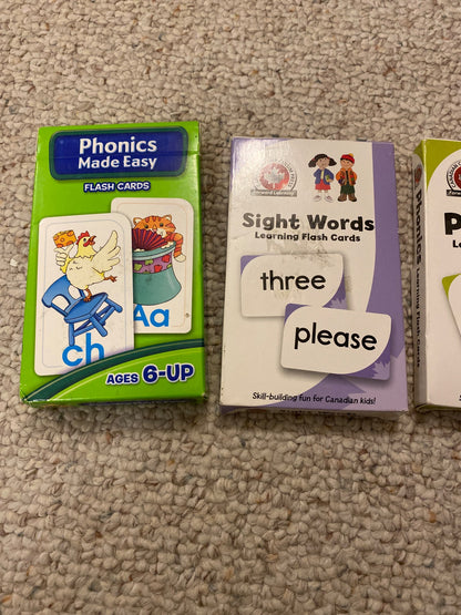 Bundle of 4 Flash Cards